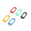 Unique Bargains Plastic Metal Keychain Key ID Label Name Tags Assorted Color 50 Pcs - 2 of 4