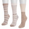 MUK LUKS Women's 3 Pack Boot Socks - 2 of 2