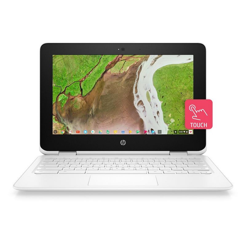 HP X360 Convertible Touchscreen Chromebook (11-ae131nr), 1 of 9