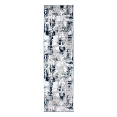World Rug Gallery Contemporary Abstract Distressed Area Rug