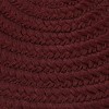 Colonial Mills Tortuga Braided Runner, Burgundy 2x5, Oval Shape - 4 of 4