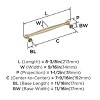 Amerock Enlivity Pull for Cabinets, Drawers, and Furniture - 3 of 4