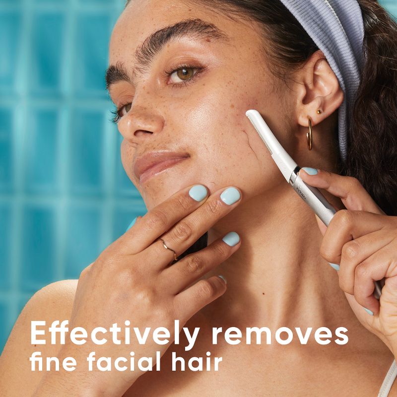 Venus for Facial Hair &#38; Skin Care Exfoliating Dermaplaning Razor Blade Refills - 4ct, 6 of 12