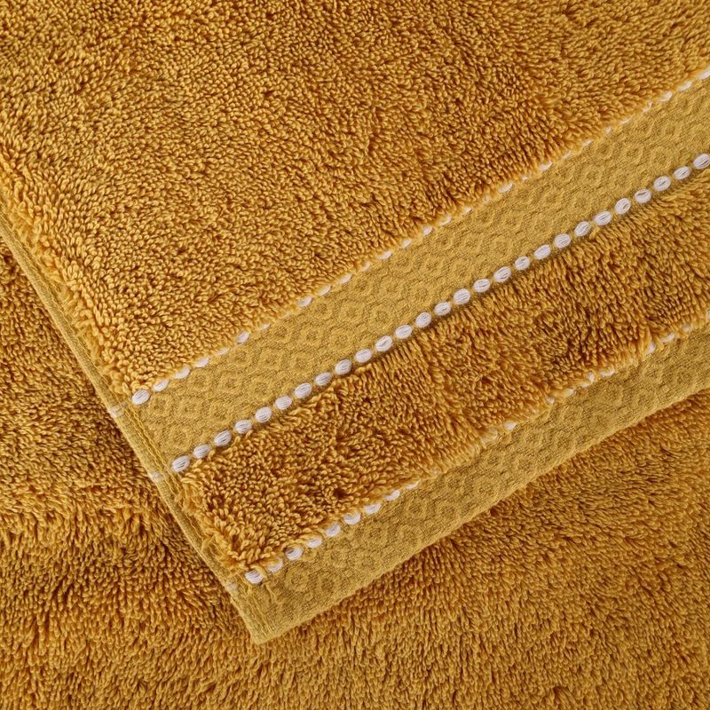 Cotton Heavyweight Ultra-Plush Luxury 3 Piece Towel Set by Blue Nile Mills, 4 of 9