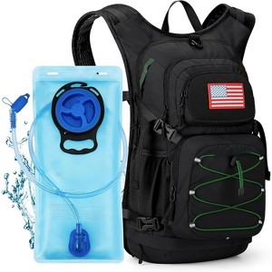 Hydration Backpack with Bladder, Lightweight Hiking Daypack for Hands-Free Water on Trails, High-Flow Bite Valve - 1 of 4
