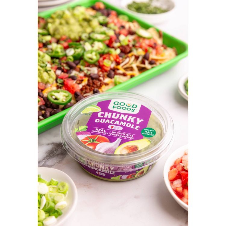 Good Foods Chunky Traditional Guacamole - 7oz, 3 of 9