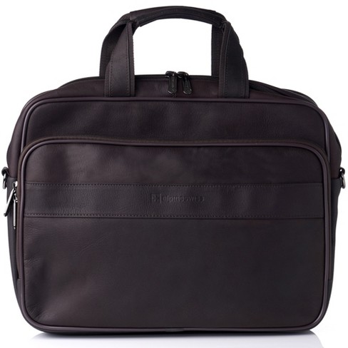 Alpine swiss store leather briefcase