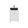 ELECWISH 24 in. W x 19 in. D x 36.4 in. H Freestanding Bath Vanity Sink Set - 2 of 4