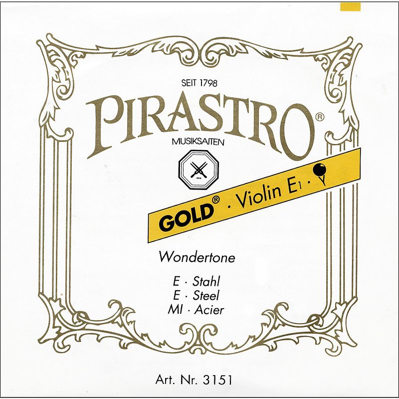 Pirastro Wondertone Gold Label Series Violin D String 4/4 Size, 1 of 2