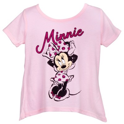 Kids Minnie Mouse Pink T-Shirt
