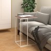 vidaXL Side Table Black Engineered wood, iron Medium Durable - 2 of 4