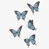 Women's Lost Gods Blue Butterflies T-Shirt - 2 of 4