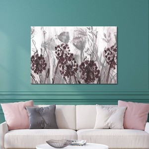 iCanvas Indigo Field Burgundy by Susan Jill Canvas Print Wall Art - 1 of 3