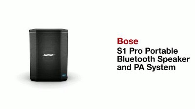 Bose S1 Pro Portable Bluetooth Speaker And Pa System - Black : Target