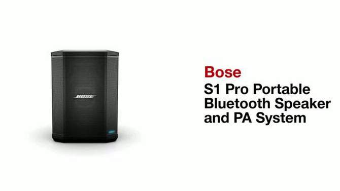 Bose S1 Pro Portable Bluetooth Speaker and PA System - Black, 2 of 12, play video
