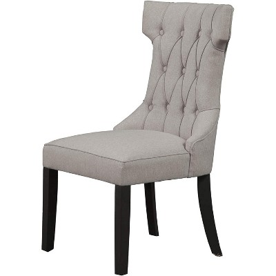 Alpine Furniture Dining Chair Vintage Black-Grey