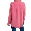 Women's Mineral Wash Cotton Gauze Button Down Shirt - umgee - 4 of 4