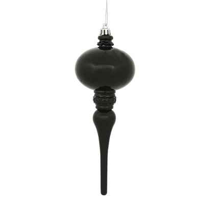 Vickerman 8" x 2.75" Shiny Finial Ornament