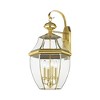 Livex Lighting Monterey 4 - Light Wall Light in  Polished Brass - 3 of 4