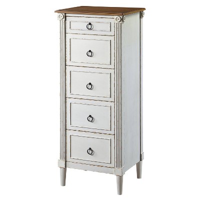Latimer Traditional 5 Drawer Slim Chest - HOMES: Inside + Out