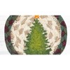 Earth Rugs Christmas Joy Tree Printed Coaster – Festive Holiday 5"x5" Square Drink Mat - 2 of 3