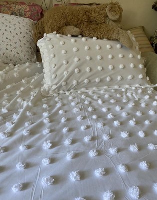 White Pom Pom Comforter Set - Levtex Home : Target