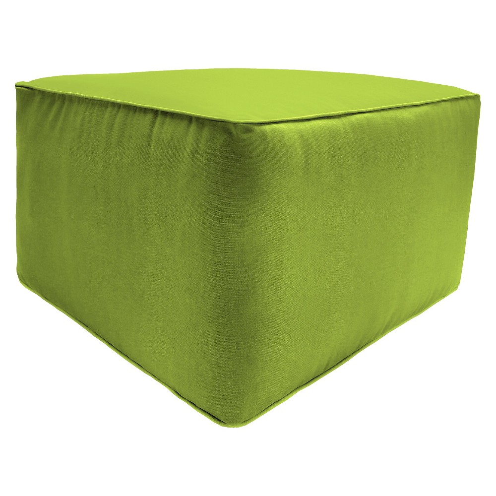 Jordan Patio Ottoman Grass Green