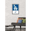 Trends International MLB Los Angeles Dodgers - Logo 22 Framed Wall Poster Prints - image 2 of 4