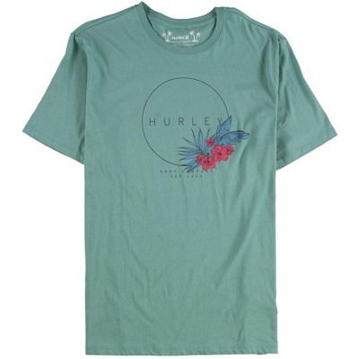 Hurley Mens Floral Graphic T-Shirt