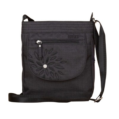 Haiku Jaunt Crossbody Handbag, Black In Bloom in