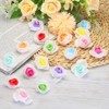 Unique Bargains Wedding Decor PE Mini Faux Artificial Rose Flower Heads 1.38 Inch Dia 250 Pcs - 3 of 3