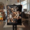 Yorkshire Terrier Four Seasons Car Mother and Youngsters Nap Blanket Flannel Blanket, Christmas Gift. - 3 of 4