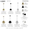 Livex Lighting Stockton 1 - Light Pendant in  Brushed Nickel/Polished Chrome - 2 of 4