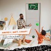 AND1 Over the Door Mini Basketball Hoop: 18x12 Shatterproof Backboard, 2 Mini Basketballs, and Hand Pump Included - Ultimate Indoor Accessory - 2 of 4