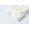 Owlivia Organic Cotton Baby Long Sleeve Pajama Sets, Girl's 2Pc Sleepwear - Pink Hearts - 3 of 4