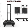 Acoinel 500LB Folding Hand Truck Portable Dolly with 6 Wheels for Moving - 2 of 4
