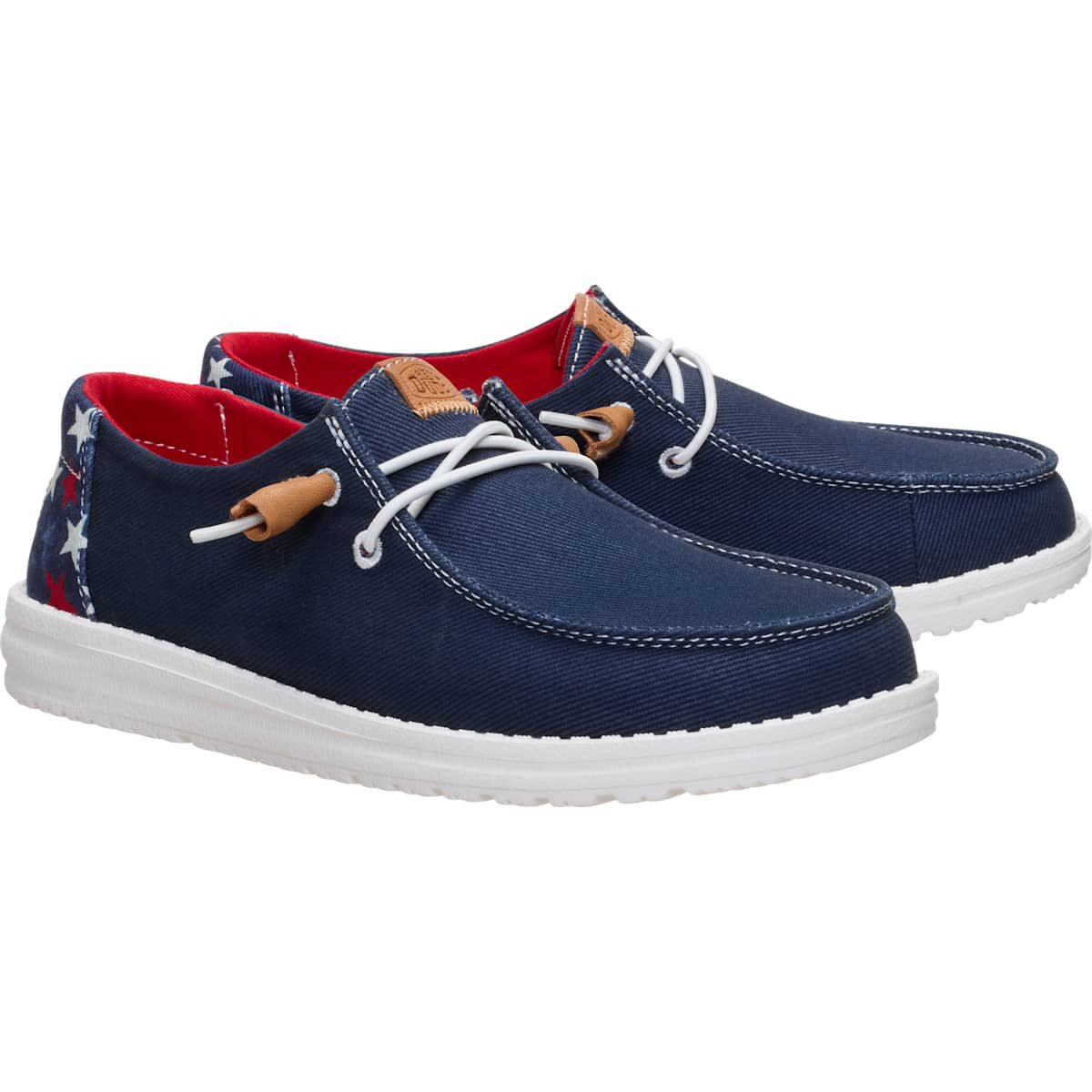 Обувь HEYDUDE Women Wendy Americana Stars, 4thof July Patriotic Shoes , Navy, W7 — фото 2