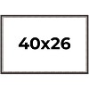 PosterPalooza | Simple Silver Picture Frame - UV Acrylic, Backing Board, Hanging Hardware Included - 2 of 4