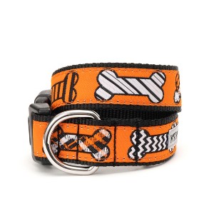 Halloween Bones Adjustable Dog Collar - The Worthy Dog - 1 of 2