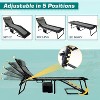 Summit Adventure 5-Position Adjustable Folding Lounge Chair with Pillow – Supports 264lbs, Outdoor/Patio/Beach - 4 of 4