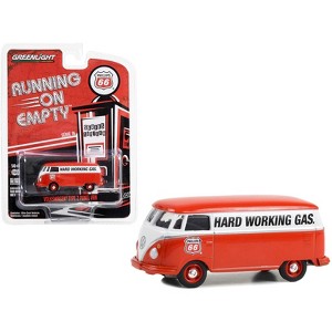 Volkswagen Type 2 Panel Van Red & White "Phillips 66 Service" "Running on Empty" Series 16 1/64 Diecast Model Car by Greenlight - 1 of 3