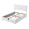 Full Size Upholstered Platform Bed with a Hydraulic Storage System - 4 of 4