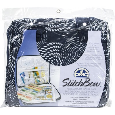 DMC StitchBow Needlework Travel Bag-Blue And White