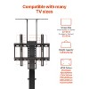 VEVOR Motorized TV Lift Stand, 132 lbs max Load Adjustable TV Lift Stand Mount Bracket, Vertical Electric TV Bracket, Black - 4 of 4