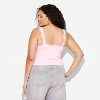 Women's Lace Trim Seamless Jersey Tank Top - Wild Fable™ - 3 of 3