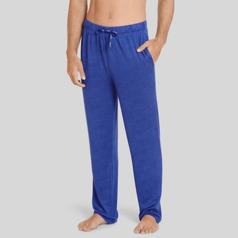 Fruit of the Loom Men's Fleece Sleep Pajama Pant Blue 