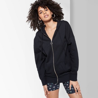 Women's Oversized Zip-up Hoodie - Wild Fable™ : Target