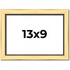 PosterPalooza | Photo Size Simple Gold Picture Frame - UV Acrylic, Foam Board Backing, Hanging Hardware - 2 of 4
