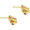 Pavilion Gift Company - Crystal Golden Shadow Galactic - Gold Plated Austrian Element Stud Earrings - Earrings - 4 of 4