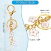 Unique Bargains  Metal Small Beautiful Personalized Flower Keychain for Handbag Purse - 2 of 4